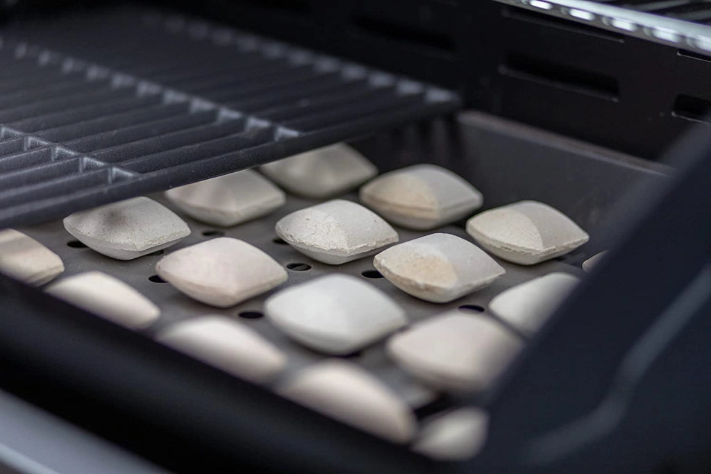 Mattonelle in ceramica campingaz per barbecue capacità 40 pezzi accessorio per barbecue