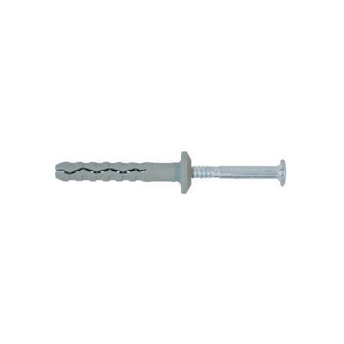 TASSELLO PREMONTATO IN NYLON CON BORDO PIATTO- Tass 6x40 Vite 3,8x45- FRIUL- pezzi 200