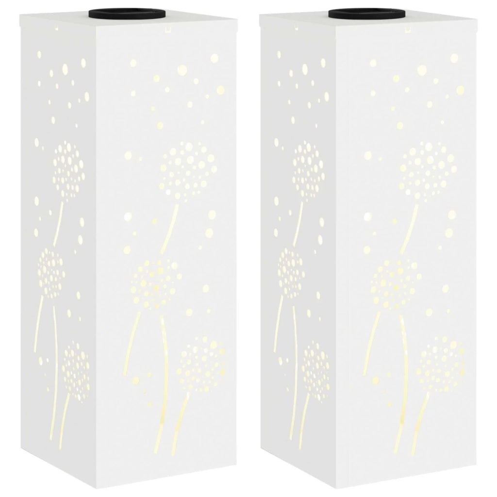 Faro LED solare per sentieri 2 pz Bianco CFW8575618