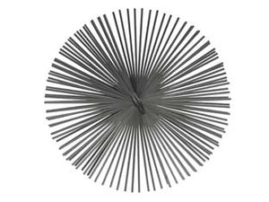 SCOVOLO TONDO IN ACCIAIO PIATTO- - ø cm.25 - 2 pezzi