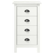 Credenza Hill Bianca 46x35x80 cm in Legno Massello di Pino 288912