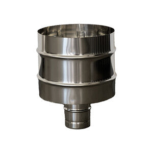 C FUMAIOLO A BOTTE INOX TONDO INOX D 12CM- 1,0 pz