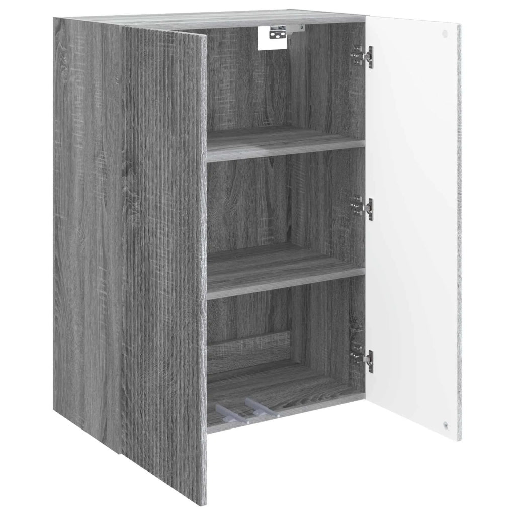 Mobiletto a muro Sonoma grigio 66 x 34,5 x 90 cm 898401