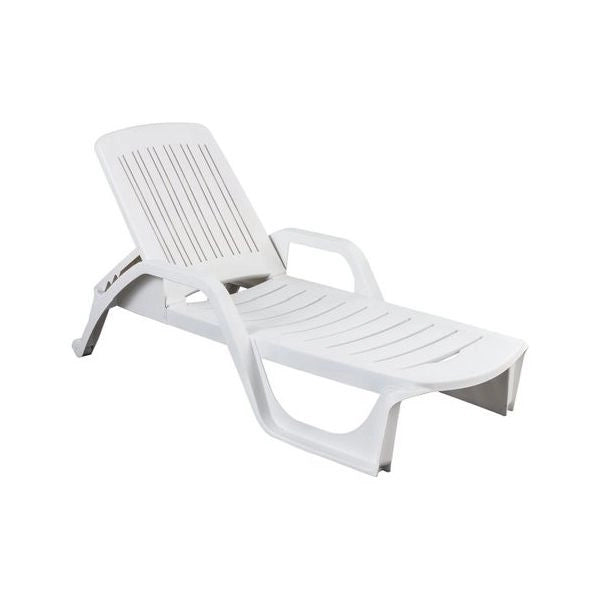 Lettino prendisole bica 44 zanzibar bianco
