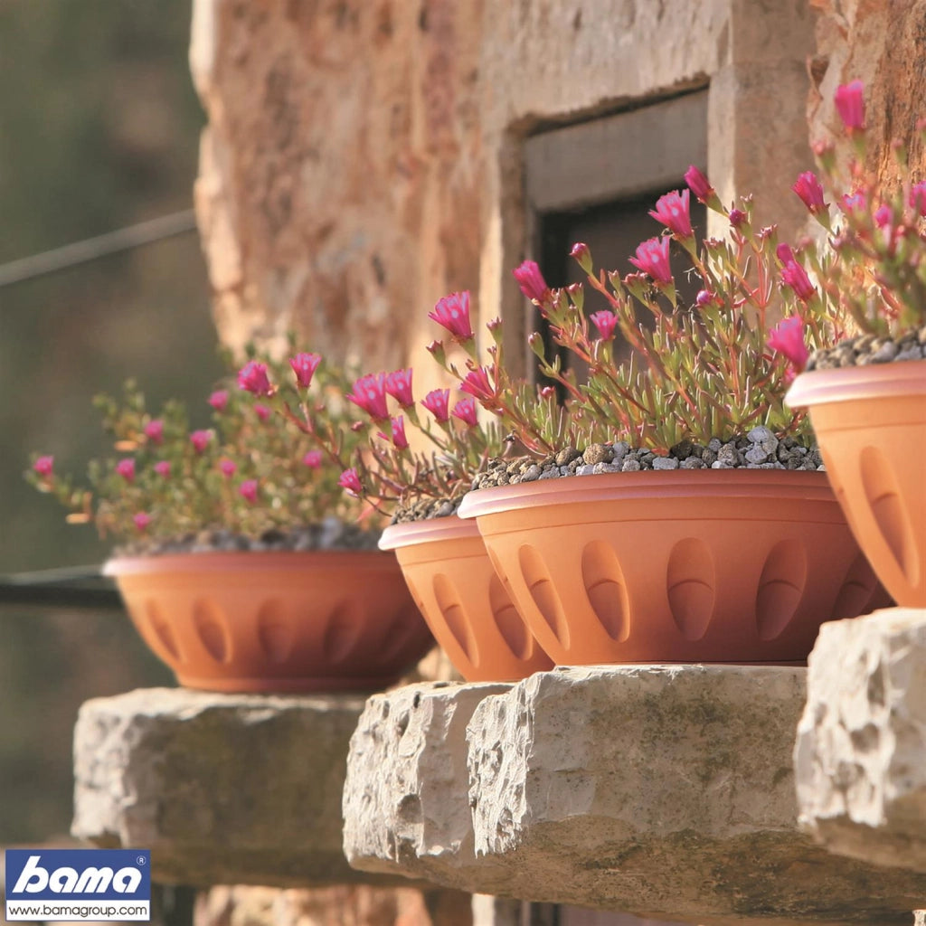 VASO DA GIARDINO ALBA CIOTOLA CON SOTTOVASO 20 CM