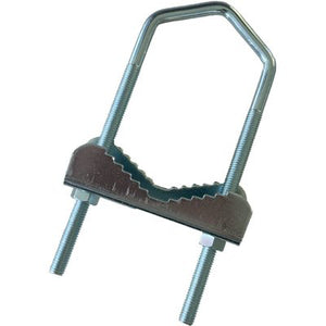 ZANCA ANTENNA PARABOLA A RINGHIERA - ACCIAIO ZINCATO PALO MM 30/60 CM 16X6,0- 20 pezzi