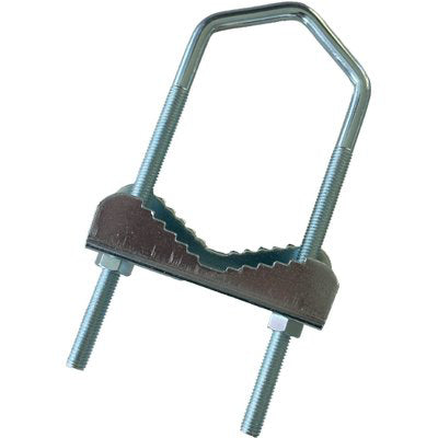 ZANCA ANTENNA PARABOLA A RINGHIERA - ACCIAIO ZINCATO PALO MM 30/60 CM 16X6,0- 20 pezzi