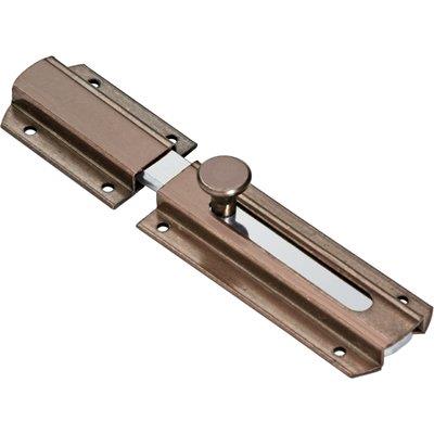 CATENACCIO TRAVERSO 805 COMUNELLO - BRONZATO PIASTRA LARGA MM 39,5 MM 6X16 CM  8- 10 pezzi