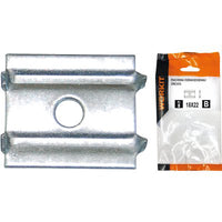 PIASTRINA FERMASCHIENALI SELF WORKIT - ZINCATA MM 18X22 CF=PZ 18- 5 confezioni