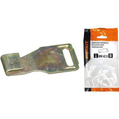 GANCIO X TAPPARELLA SELF WORKIT - PLASTICA FISSO TROPICALIZZATO MM 42,0 CF=PZ 2- 5 confezioni