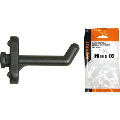 GANCIO A MENSOLA SELF WORKIT - PLT X PANNELLO ESPOSITIVO MM 30 CF=PZ 6- 5 confezioni