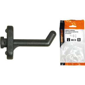 GANCIO A MENSOLA SELF WORKIT - PLT X PANNELLO ESPOSITIVO MM 30 CF=PZ 6- 5 confezioni