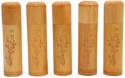 Set di Urne in Legno per Animali Domestici - 5 Pezzi per Dispersione e Cremazione - Urne Miniature per Cani e Gatti - Tubo di Dispersione di Ceneri - Urne per Animali Domestici Adulti Maschi e Femmine