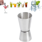 Misuratore Cocktail in Acciaio Inossidabile 20/40ml Doppio Cilindro di Misura - Ounce di Contenuto di Alcol