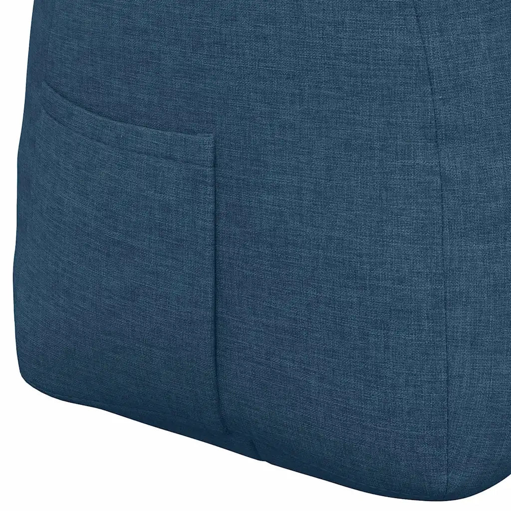 Cuscino per Schiena Blu 140 x 24 x 50 cm Tessuto
