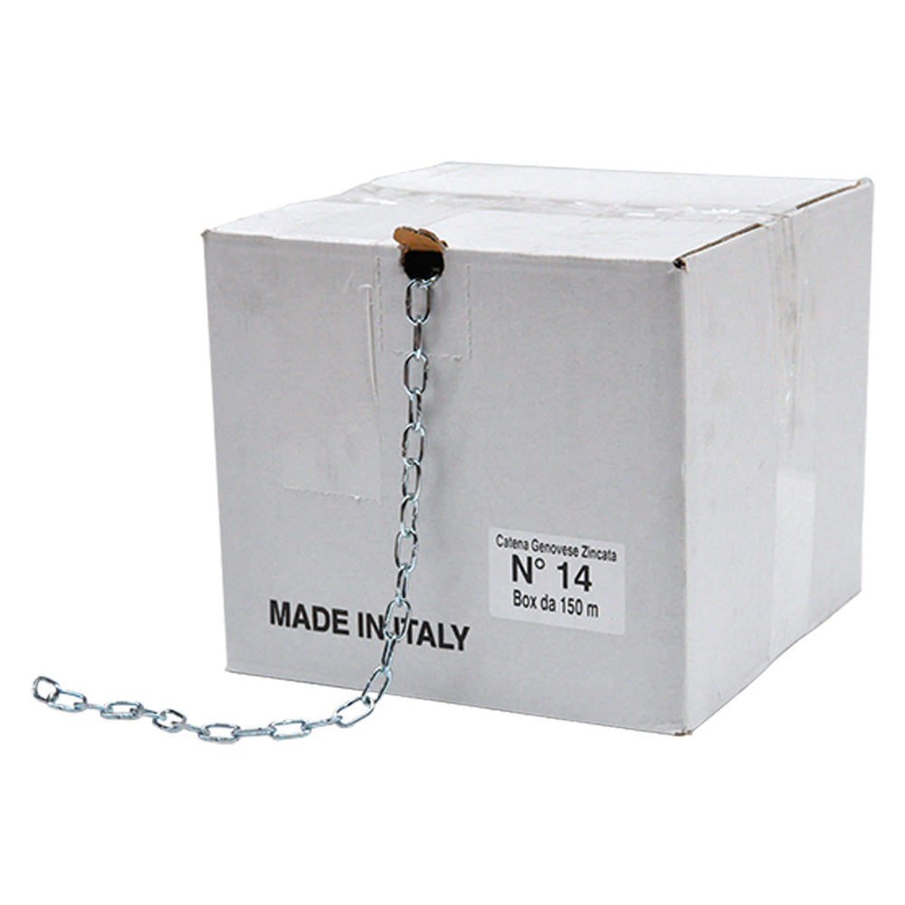 CATENA GENOVESE n.28 mm 8,8 x mt 15 Ømm 37,4 x 16,0  - AREF