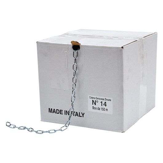 CATENA GENOVESE n.28 mm 8,8 x mt 15 Ømm 37,4 x 16,0  - AREF