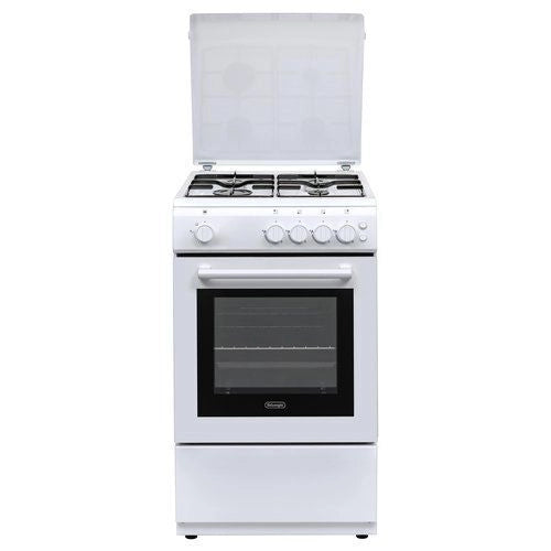De'Longhi DL554GW Cucina a gas 4 fuochi forno a gas 69 L Classe A (85x50x50 cm) colore Bianco