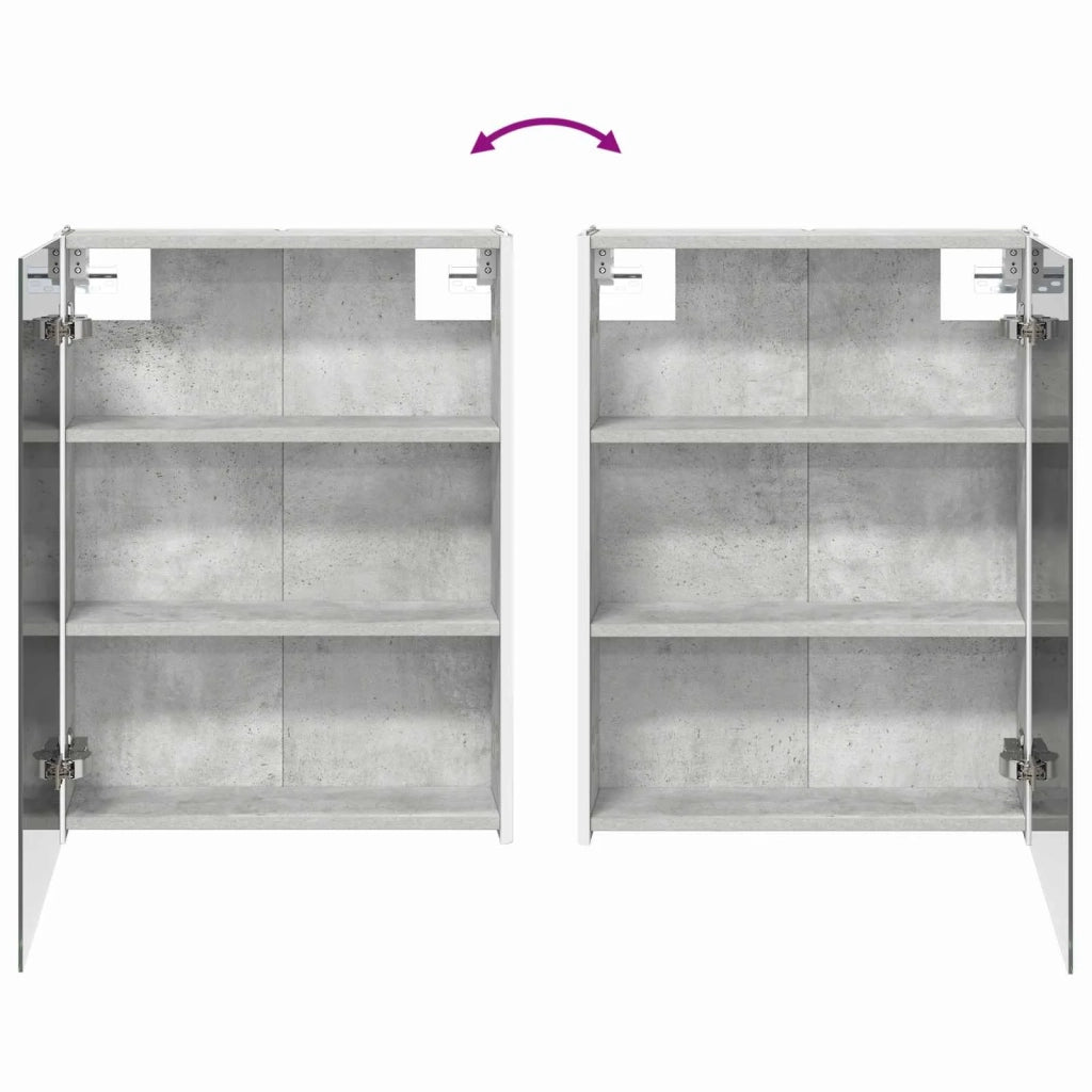 Set di mobili per il bagno 5 pcs Grigio Cemento 3407050