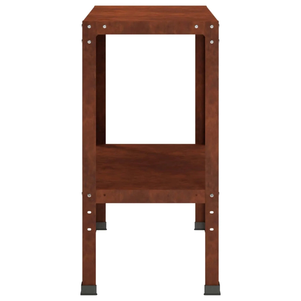 Tavolo da rinvaso 100 x 40 x 80 cm Acciaio Corten Ruggine 8014861