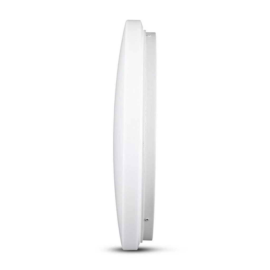 V-TAC VT-8424 Plafoniera LED Rotonda 24W con Interruttore Cambia Colore 3 in 1 Satinata d: 350mm h: 55mm SKU 7607