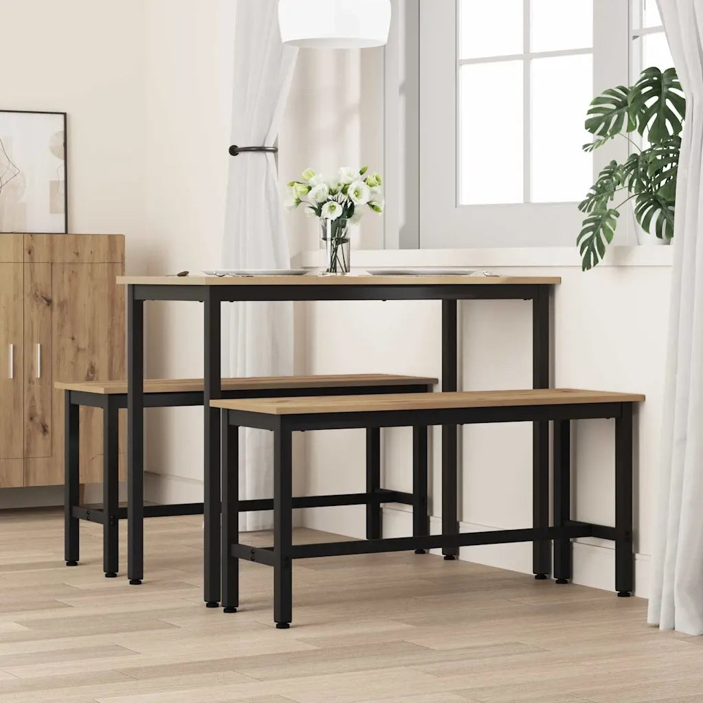 Panchina da pranzo 100 x 32,5 x 48,5 cm 2 pz 873761
