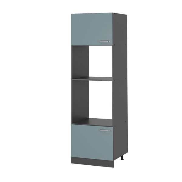 Vicco Set mobili bagno Grigio-blu 60 cm