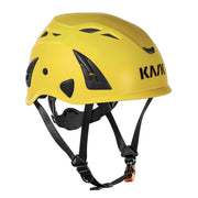 Elmetto Kask Superplasma AQ Giallo – Casco di sicurezza ventilato regolabile