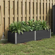 Letto rialzato da giardino Nero 250 x 100 x 54 cm 42038990