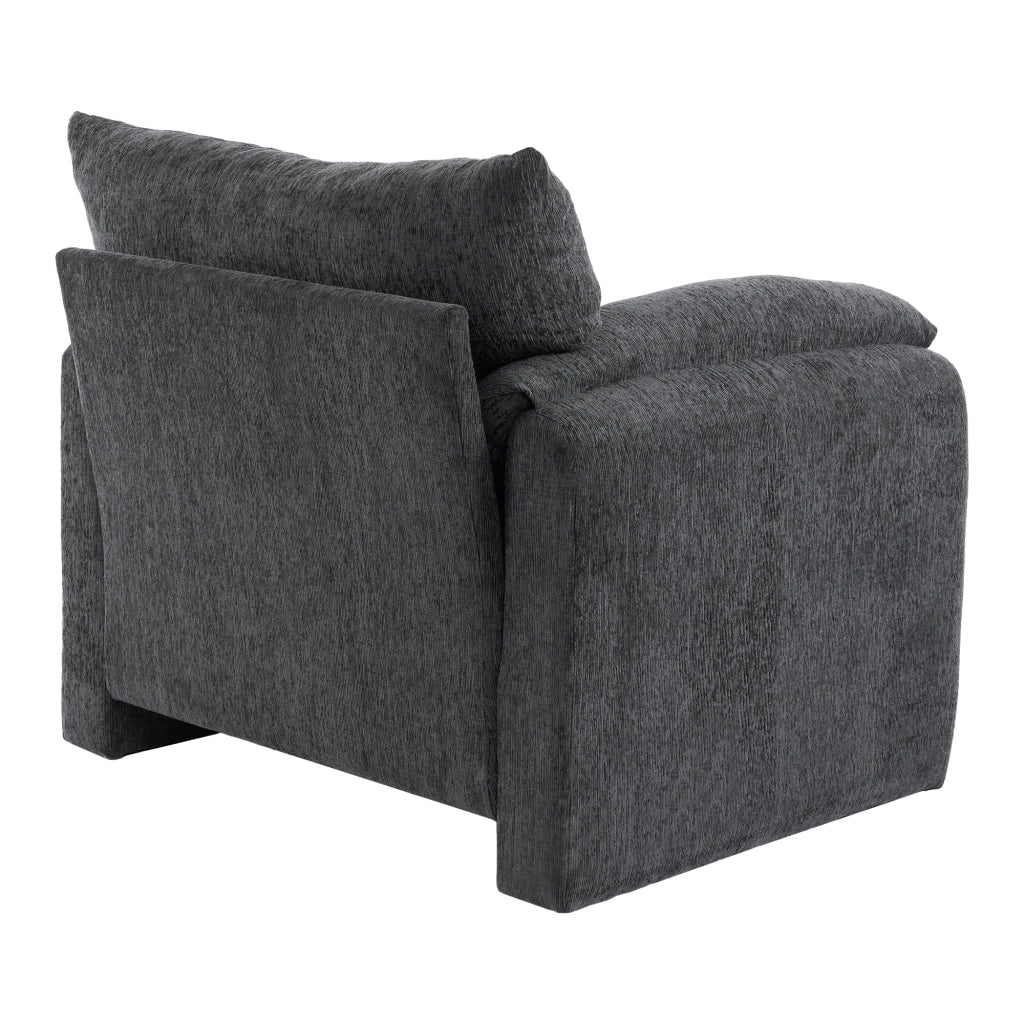 Poltrona Singola in Tessuto Chenille ¨C MINIMAL ¨C Design Moderno, Soggiorno