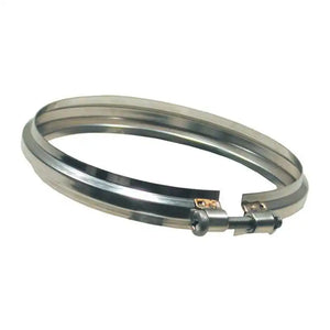 Fascetta di bloccaggio Ø 300 mm in acciaio inox per tubi