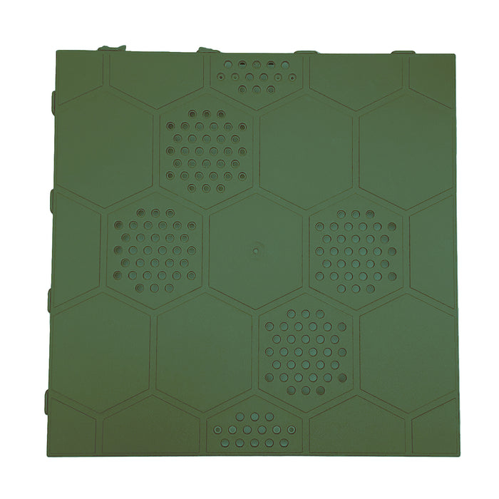 Piastrella drenante da giardino Easy in polipropilene – 40x40x2,5 cm – Verde – Artplast