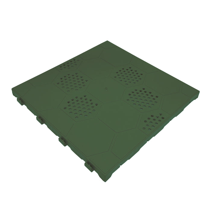 Piastrella drenante da giardino Easy in polipropilene – 40x40x2,5 cm – Verde – Artplast