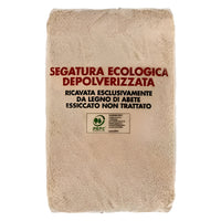 Segatura ecologica multiuso depolverizzata in abete essiccato – Sacco 50 litri