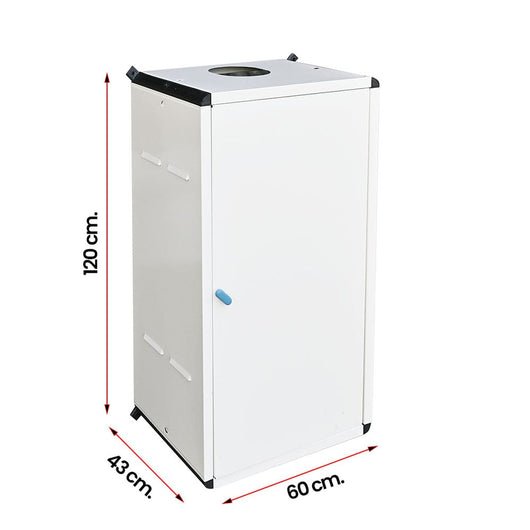 Copricaldaia New in lamiera preverniciata bianca – 100x58x43 cm – DK