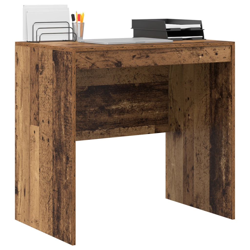 Scrivania Legno Antico 80x50x76 cm Legno ingegnerizzato