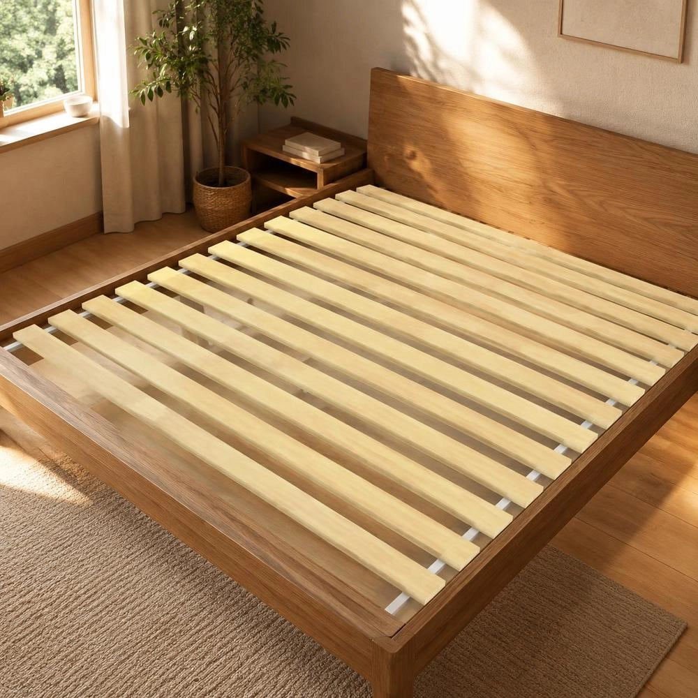 Bed Slatted Frame Replacement With 17 Slats 100x200 Cm