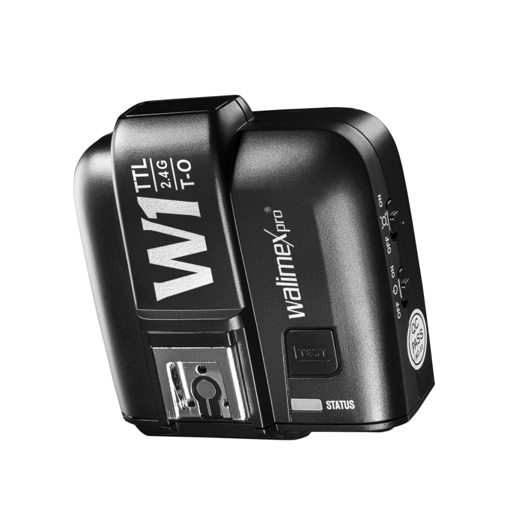 radio trigger TTL T-O per flash con sistema di ricezione W1, 3 f-stop