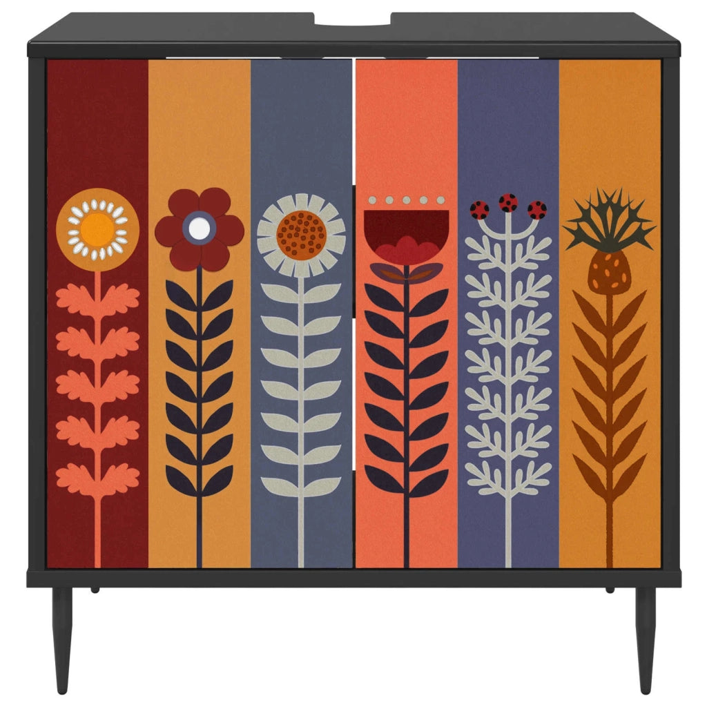 Mobile da Bagno ESSEN Rovere Nero 60 x 40 x 61 cm 8007422