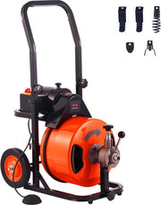 Macchina di svuotamento elettrica 220V macchina di svuotamento 22,86mx9,5mm cavo in acciaio svuotatore a spirale 1500giri/minuto velocità di rotazione stazionaria svuotatore