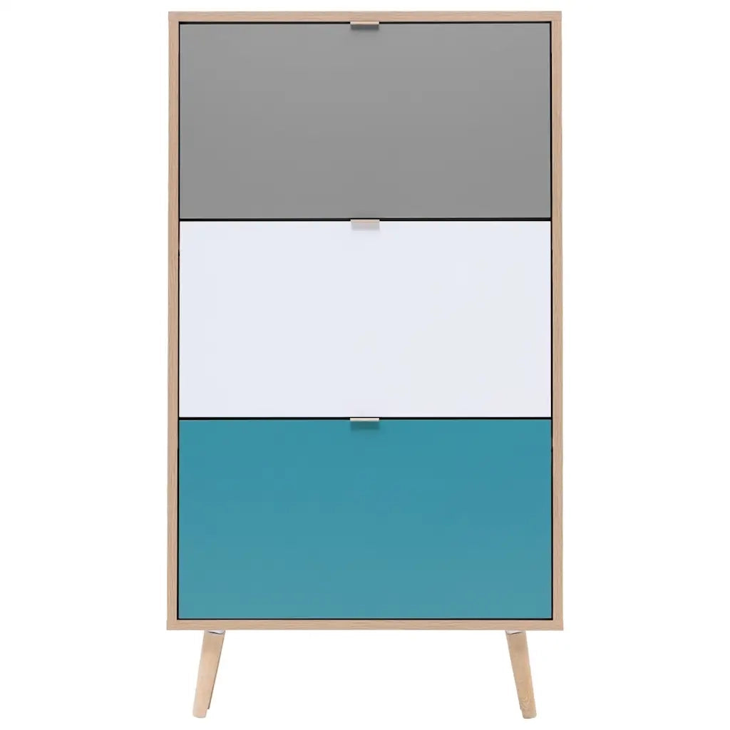 Finori Scarpiera C-uba 42 Rovere Sonoma e Tricolore 441177