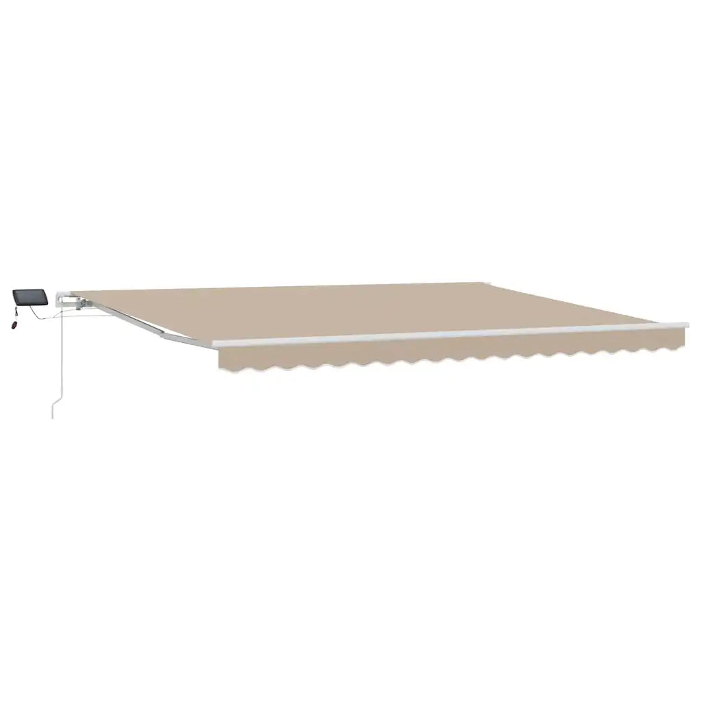 Tenda Retrattile Beige 450 × 300 cm Tessuto e acciaio 3330970