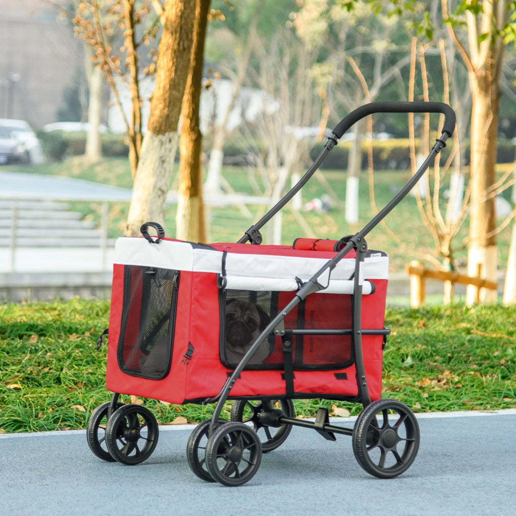 Lettino per animali domestici ¨C zephmum ¨C 81x58x97.5 cm rosso