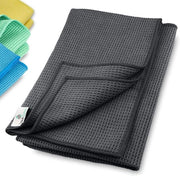 Set di tovaglioli microfibra per uso domestico, cucina, bagno, auto, tovaglioli per pulizia senza prodotti chimici, tovaglioli per pulire senza striature e piume, tovaglioli per finestre, tovaglioli per asciugare, 3 pezzi, 60 x 40 cm