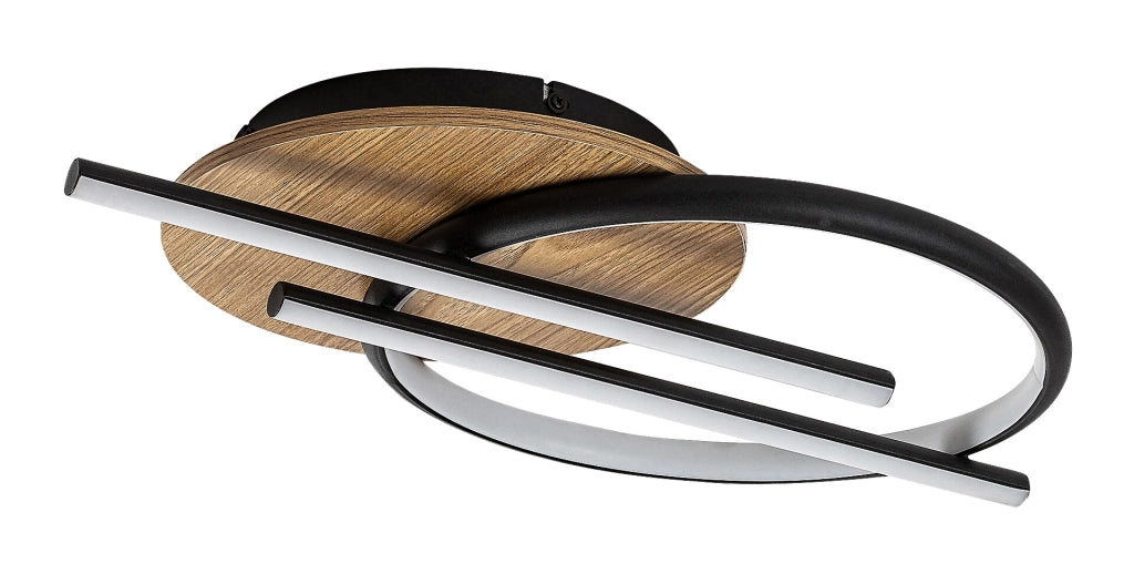 Rabalux Arash plafoniera LED legno 40W CCT 3000-6500K
