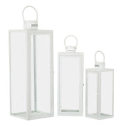 Lanterna Maris, Bianco, Metallo, 22x22x66 cm
