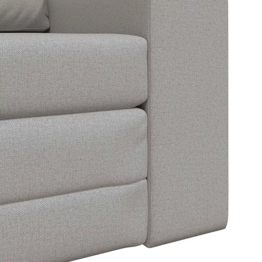 Divano letto | Sof¨¤ letto | Letto singolo Grigio Nuvola 98 x 71 x 83 cm Tessuto
