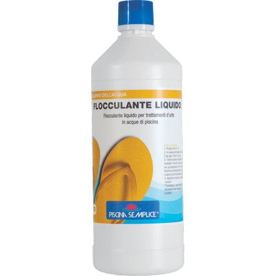 FLOCCULANTE X PISCINA - LIQUIDO LT 1 confezione 6 pezzi Piscina semplice
