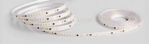STRIP LED SMD 220V 8W 800LM PER MT  6500K pf>0.5  ROTOLO DI 20MT