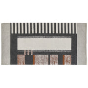 Tappeto di cotone Multicolore rettangolare 80 x 150 cm moderno